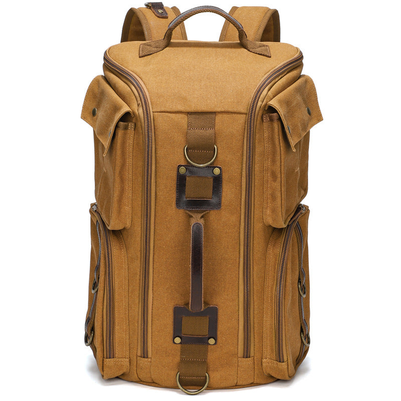 Men's Canvas Large Capacity Waterproof Design Computer Backpacks