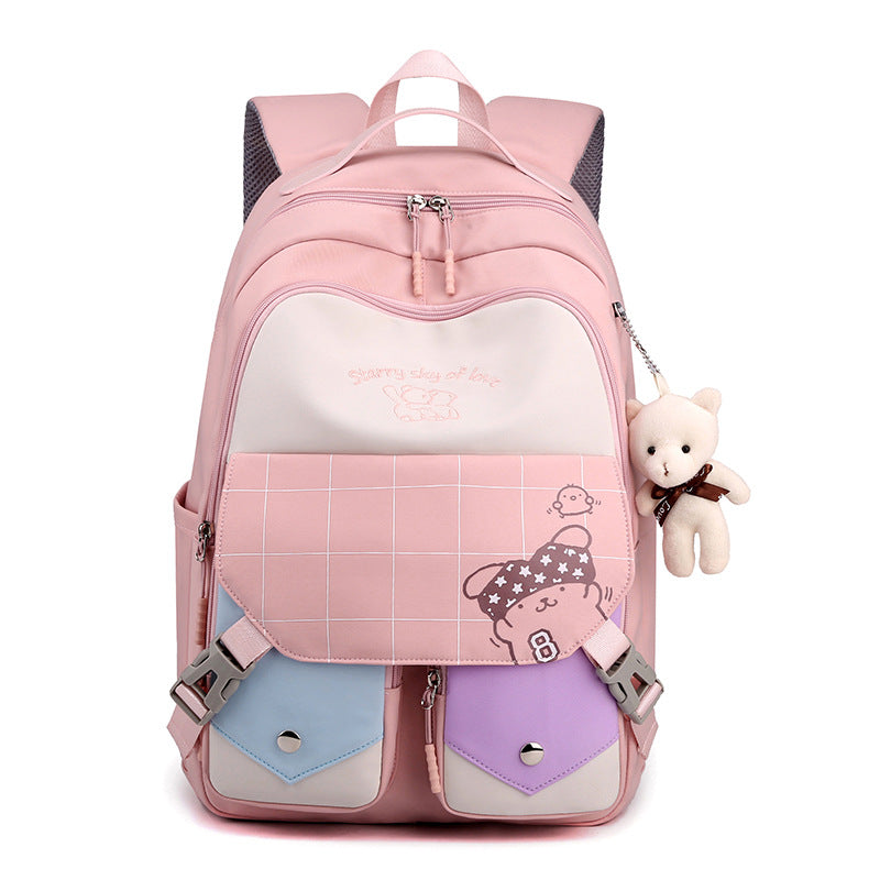 Waterproof Female Junior High Korean Large Backpacks