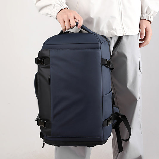 Men's Simple Breathable Large Capacity Independent Shoe Backpacks