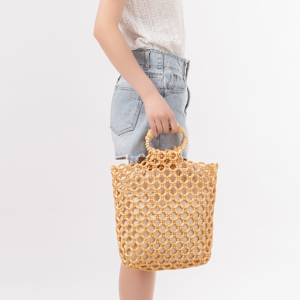Women's Hand-woven Summer Niche Design Hollow Commuter Handbags
