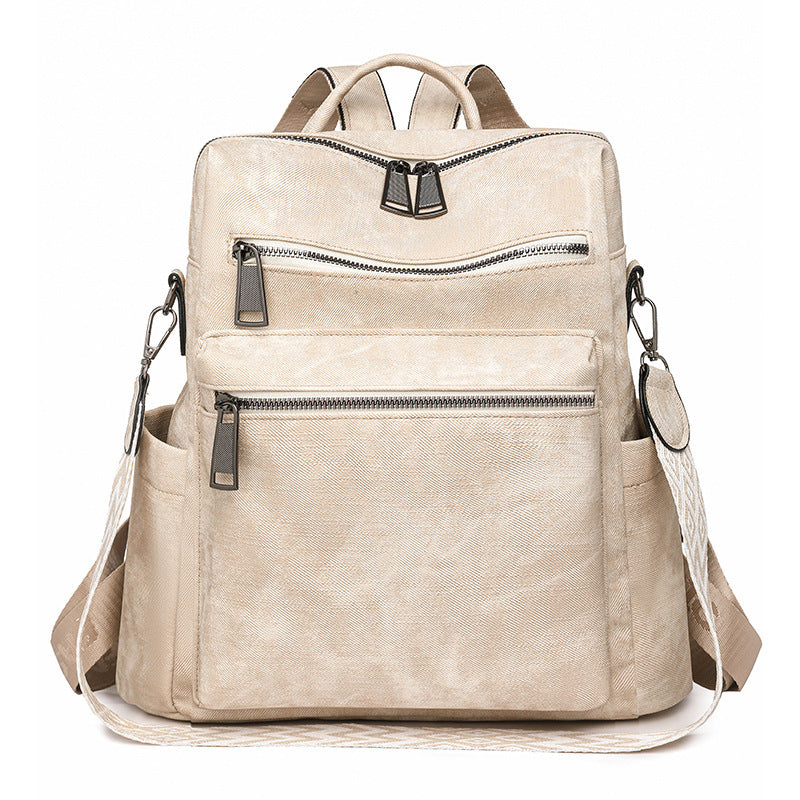 Women's Large Capacity Design Leather Waterproof Mummy Backpacks