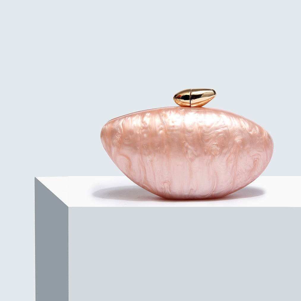 Fashion Gift Acrylic Glossy Goose Egg Evening Bags