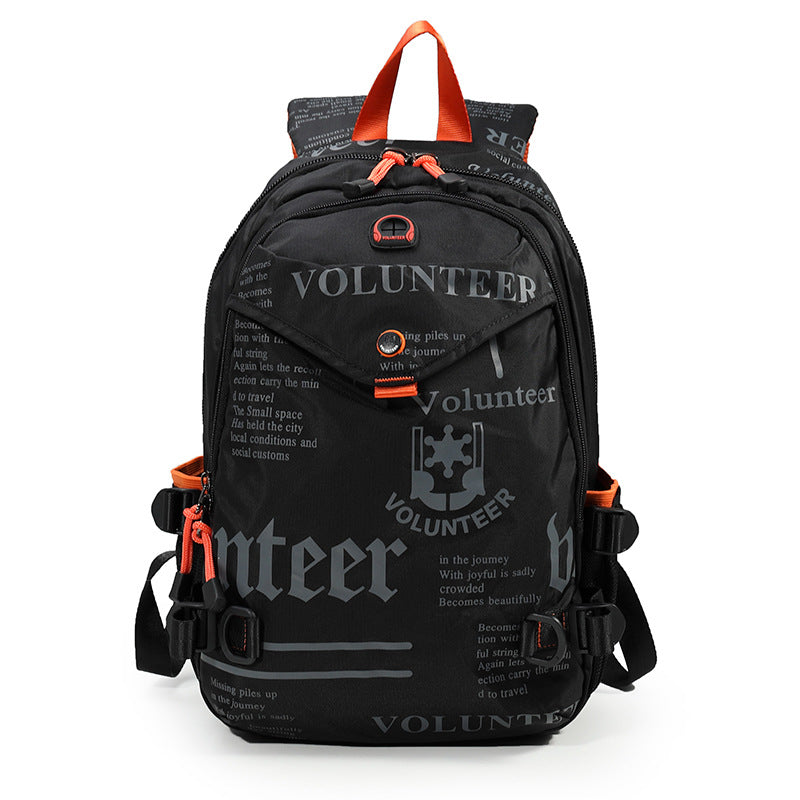 Men's Trendy Large Capacity Leisure Junior High College Backpacks