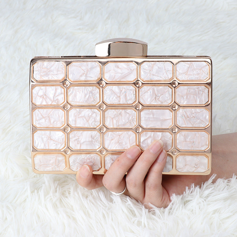 Women's Korean Style Simple Acrylic Party Fashion Evening Bags