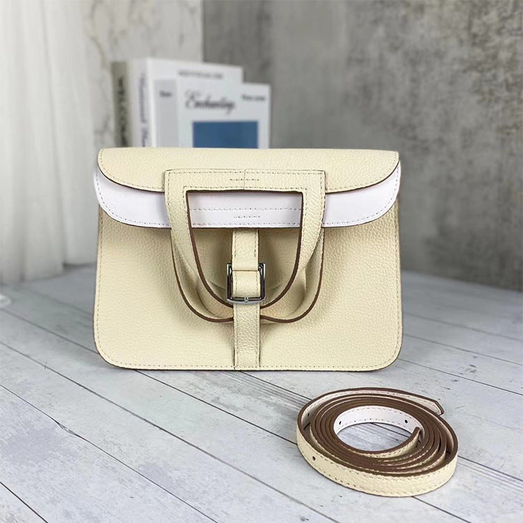 Female Envelope First Layer Leather Hand Shoulder Bags