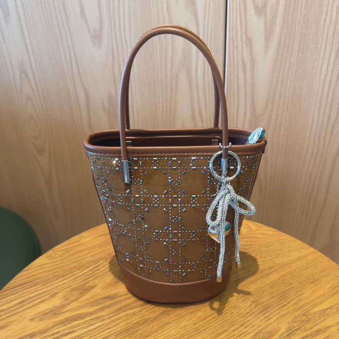 Diamond Fashionable Stylish Commuter Large Capacity Shoulder Bags