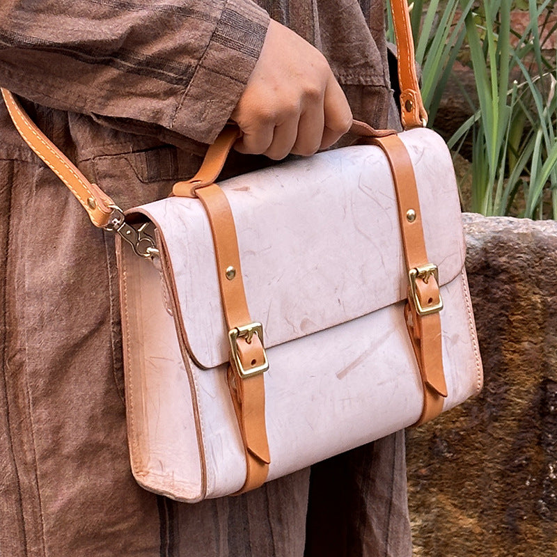 Women's & Men's & Retro Mori College Style Mist Shoulder Bags