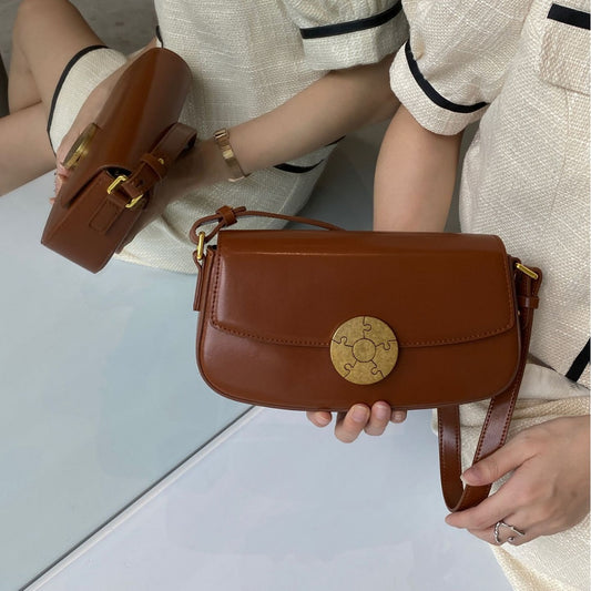Women's High-grade Underarm Genuine Leather Summer Fashion Armpit Bags