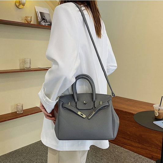 Women's High Quality Silk Scarf Lychee Pattern Handbags