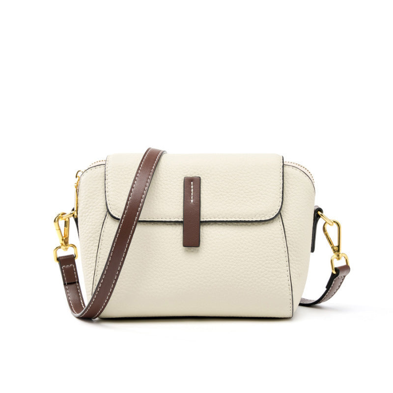 Women's Leather White Design Sense Niche For Crossbody Bags