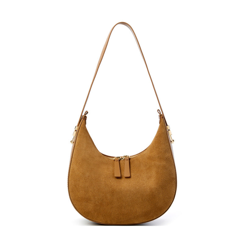 Women's High-grade Light Luxury Commuter Large Capacity Genuine Leather Simple Shoulder Bags