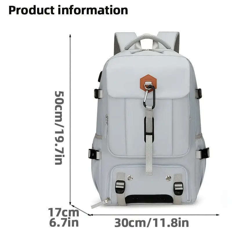 Men's Large Capacity Waterproof Business Trip Hiking Backpacks