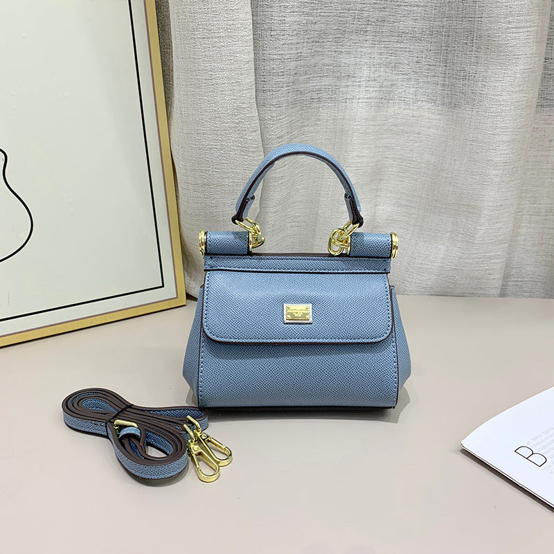 Women's Textured Palm Pattern Cowhide Sicilian Mini Backpacks