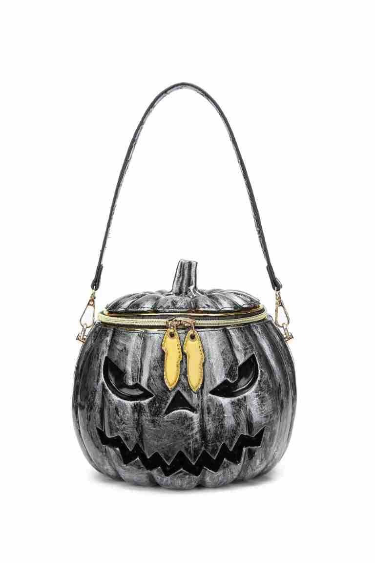 Women's Halloween Personalized Three-dimensional Pumpkin Head Crossbody Bags