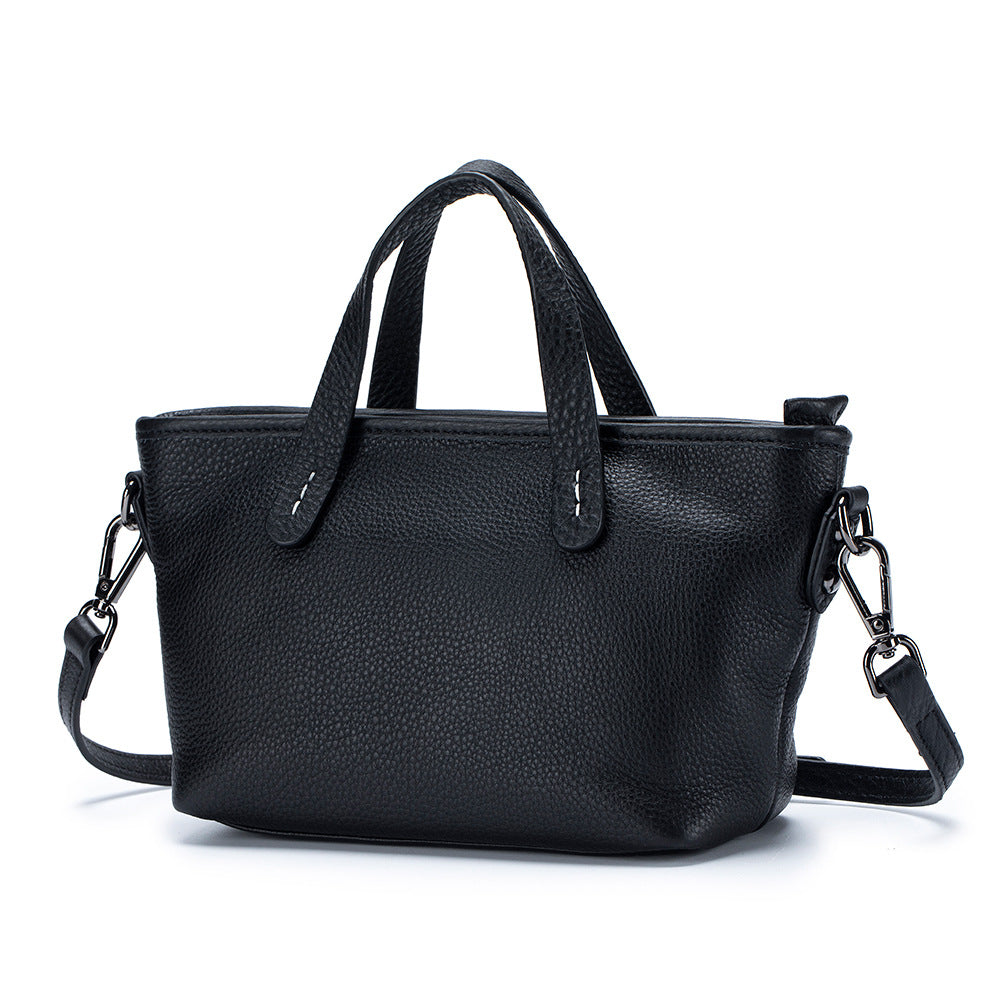 Women's Fashion First Layer Cowhide Large Capacity Handbags