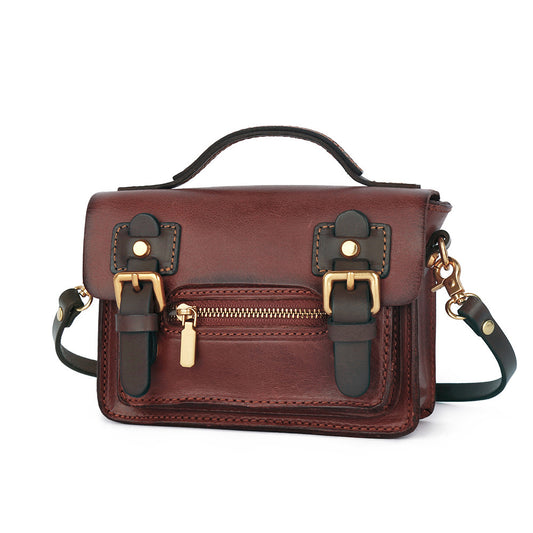 Women's Top Layer Cowhide High-grade Mini Genuine Crossbody Bags