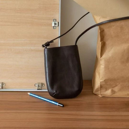 Retro Plant Leather Mini Dopamine Pier Shoulder Bags