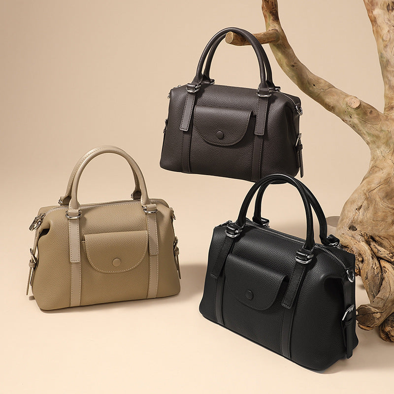 Women's Genuine Leather Versatile Fashion Commuter Crossbody Bags