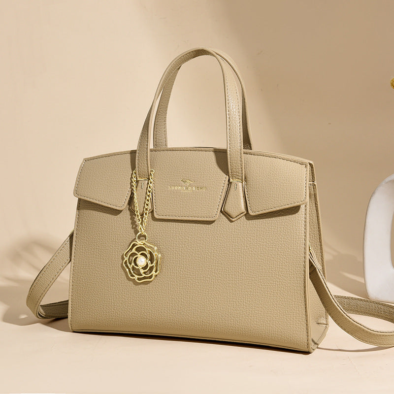 Women's Simple Retro Large Capacity Totes Versatile Handbags