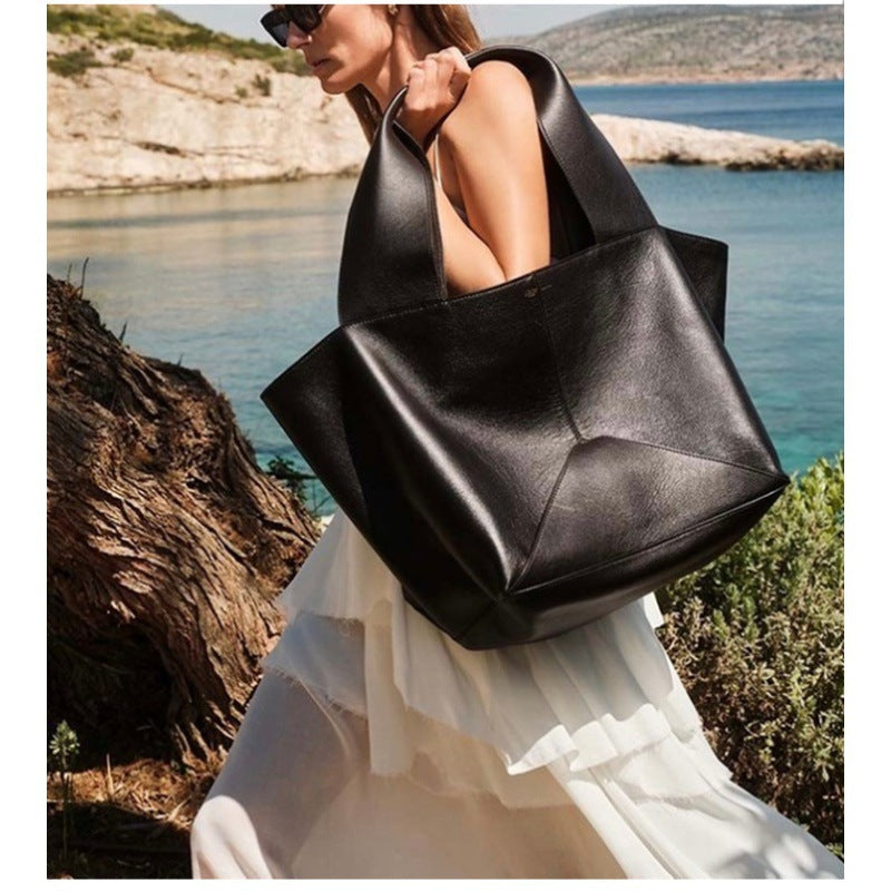 Simple Soft Large Capacity Design Suede Shoulder Bags