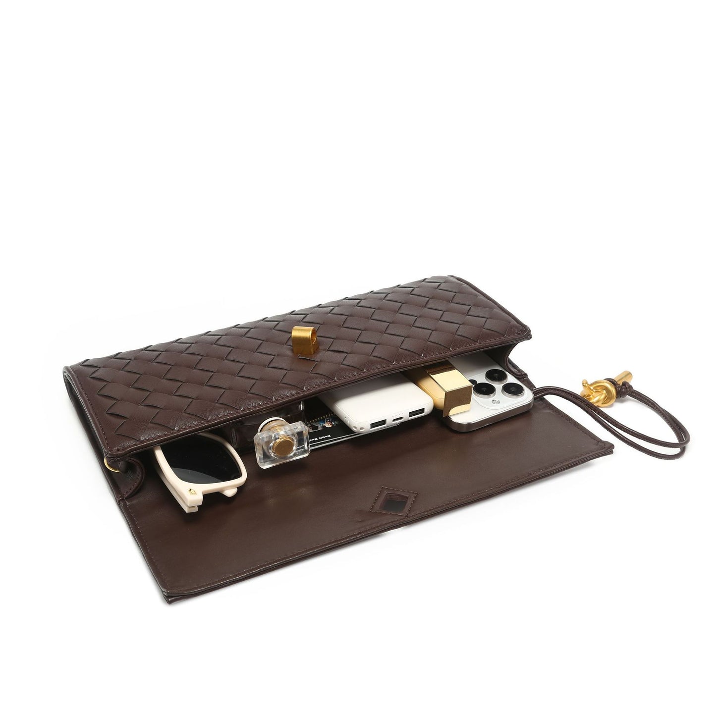 High Texture Bolt Fashion Long Clutch Crossbody Bags