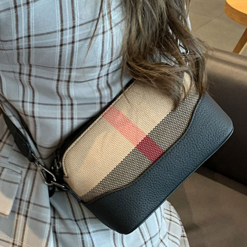Women's For Niche Design Western Style Texture Large Crossbody Bags
