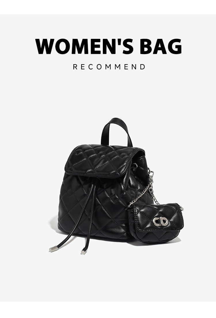 Retro Simple Female Summer Niche High-grade Backpacks