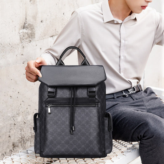 Men's Fashion Trendy Printing Large Capacity Computer Backpacks
