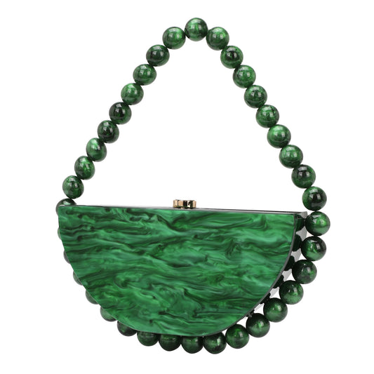 Dinner Acrylic Beaded Cloud Glue Glitter Handbags