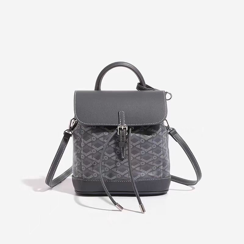 Women's Portable Trendy Contrast Color Retro Backpacks