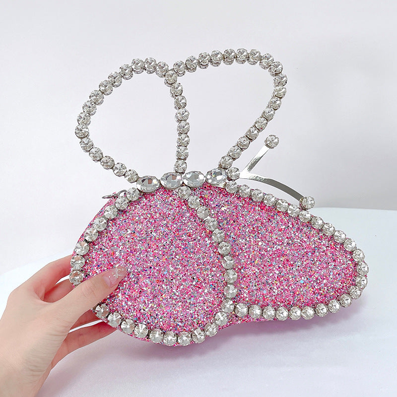 Women's Antique Monster Trendy Dinner Butterfly Flash Bags