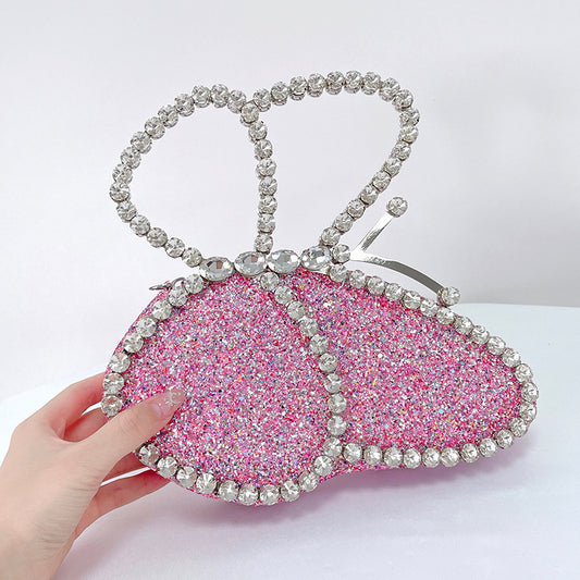 Women's Antique Monster Trendy Dinner Butterfly Flash Bags