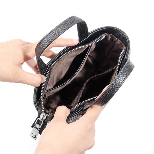 Women's High-grade Large Capacity Summer Simple Genuine Crossbody Bags
