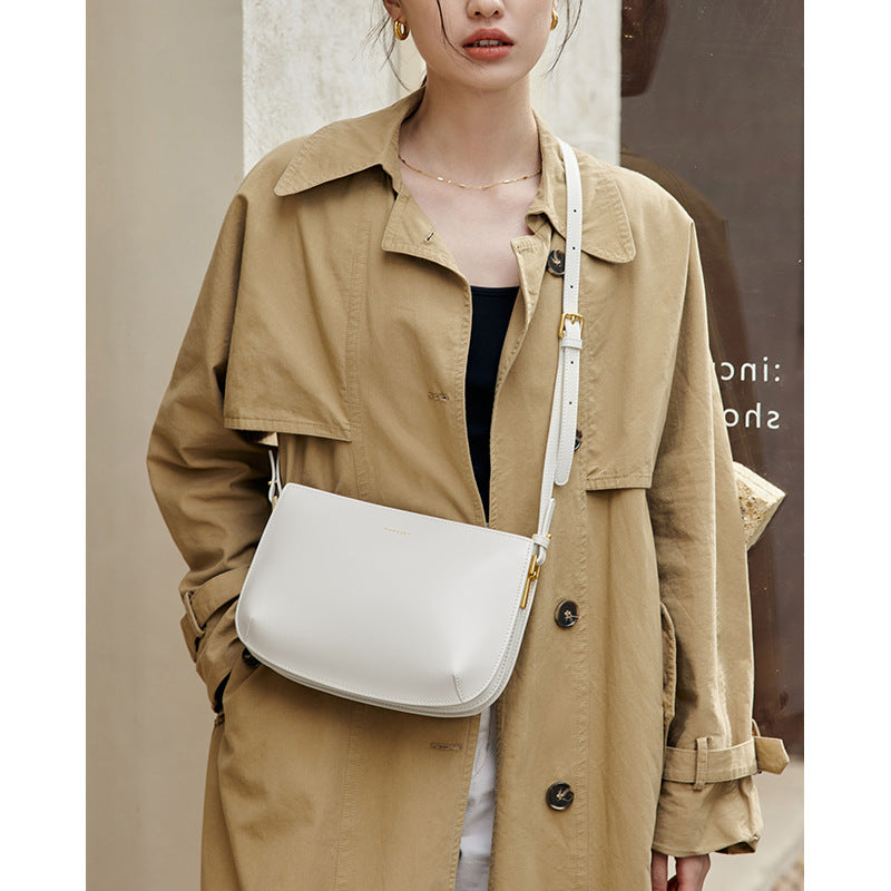 Women's Genuine Leather Simple Design High-grade Exquisite Shoulder Bags