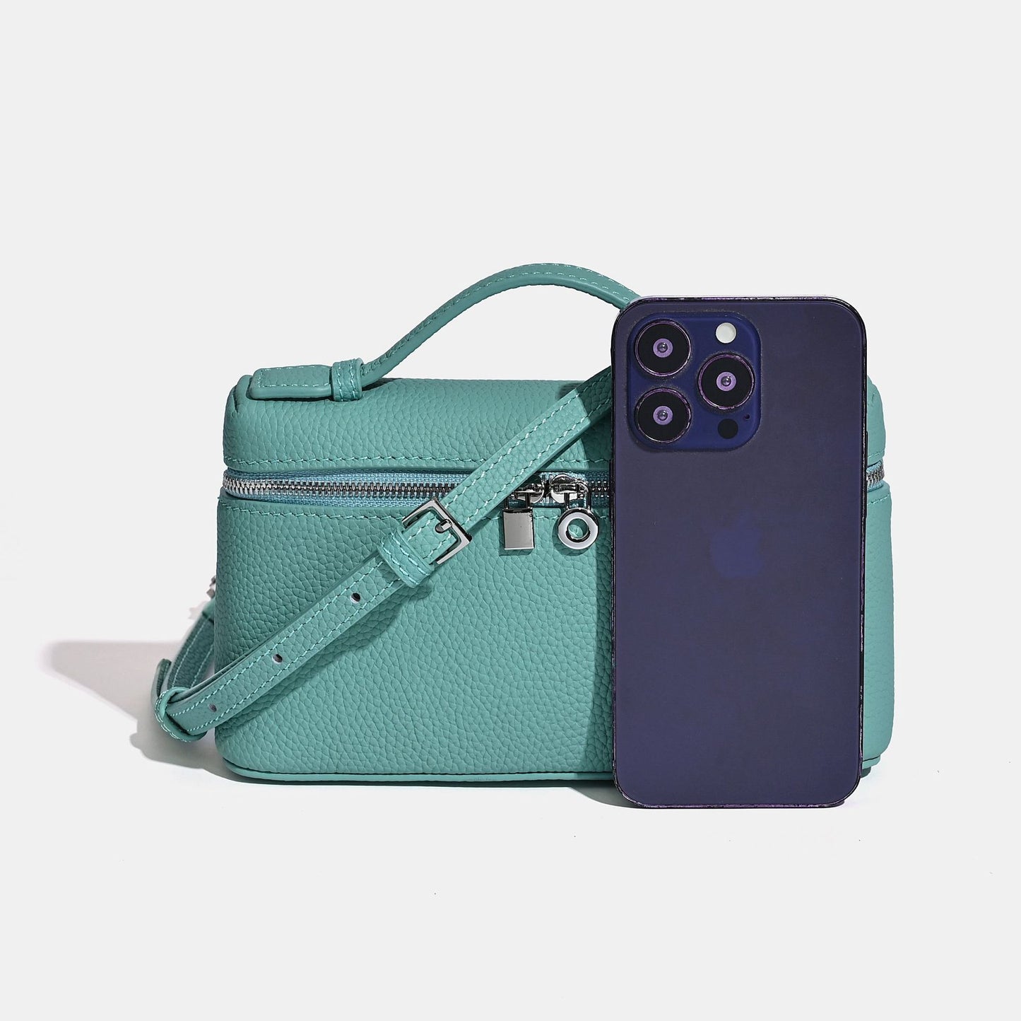 Women's Summer First Layer Cowhide Lunch Box Handbags