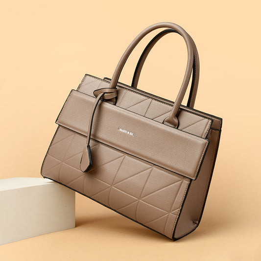 Women's Light Luxury High-grade Fashion Rhombus Embroidered Line Handbags