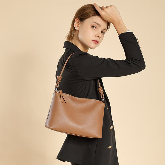 Women's Layer Cowhide Underarm For Simple Commute Shoulder Bags