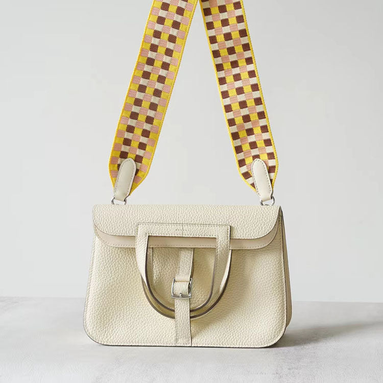 Imported Cowhide Hazzan High-grade Saddle Portable Crossbody Bags