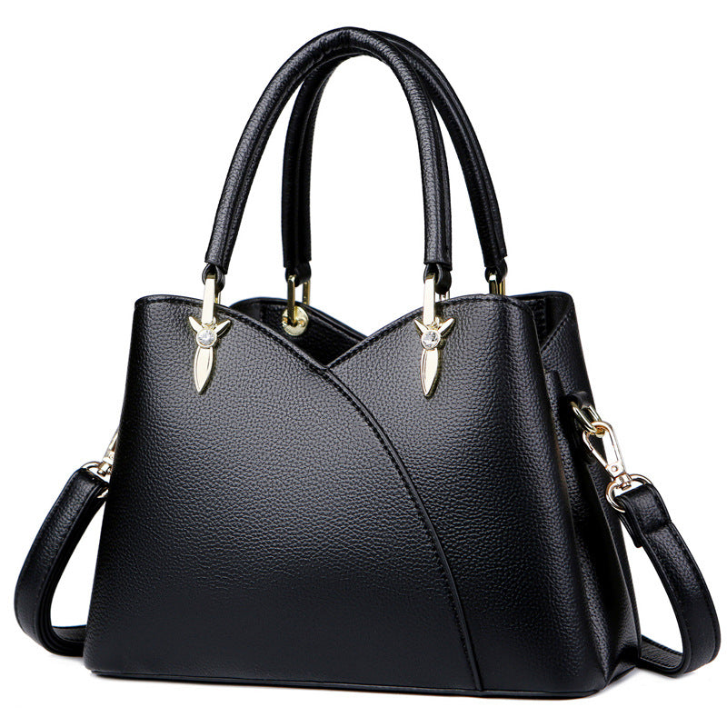 Glamorous Women's Soft Leather Mother Simple Bags