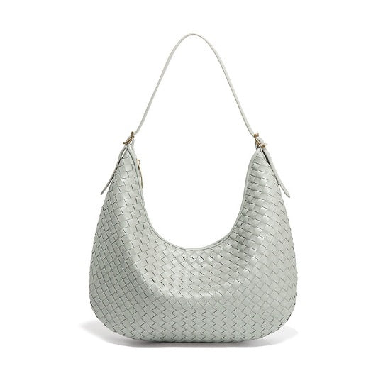 Women's High-grade Woven Large Capacity Niche Underarm Shoulder Bags