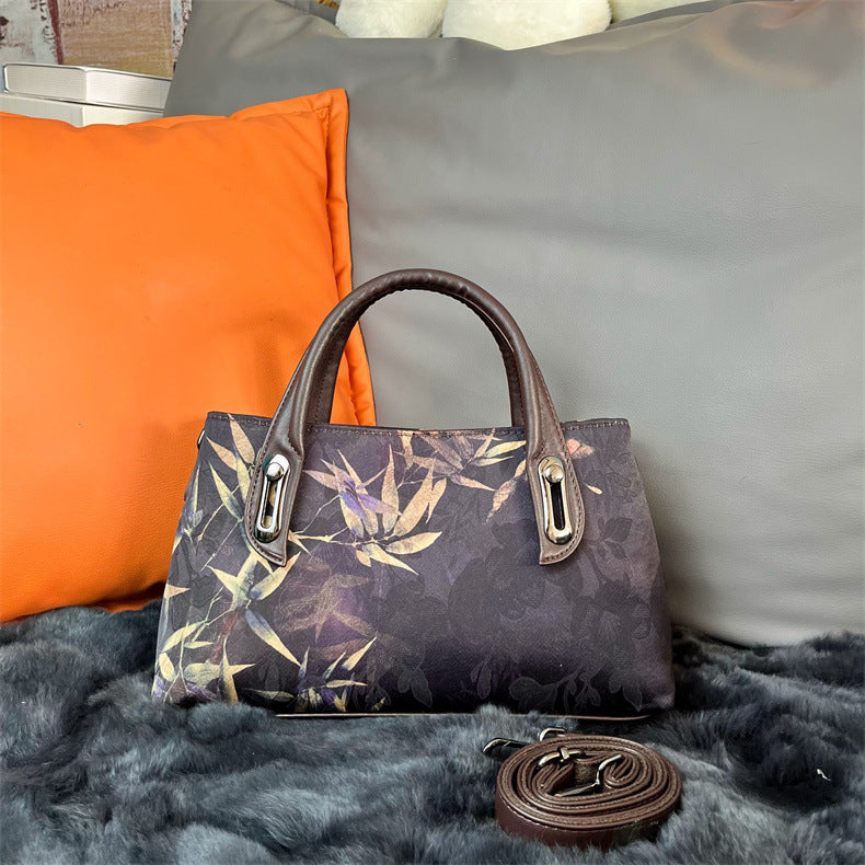 Women's Style Ink Painting Cheongsam Retro Fashion Handbags