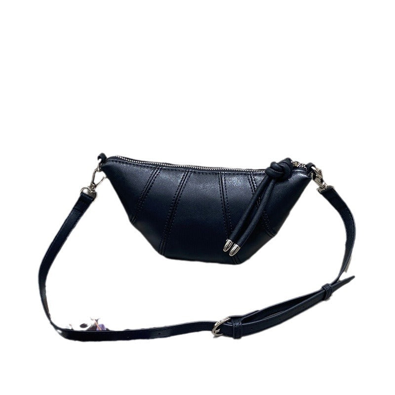 Women's Niche First Layer Cowhide Dumpling Large Capacity Bags