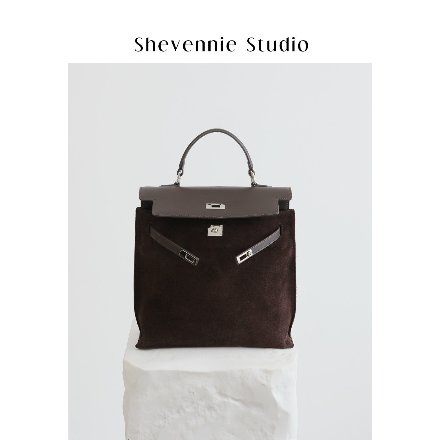 Women's Handmade First Layer Cowhide Frosted Large Backpacks