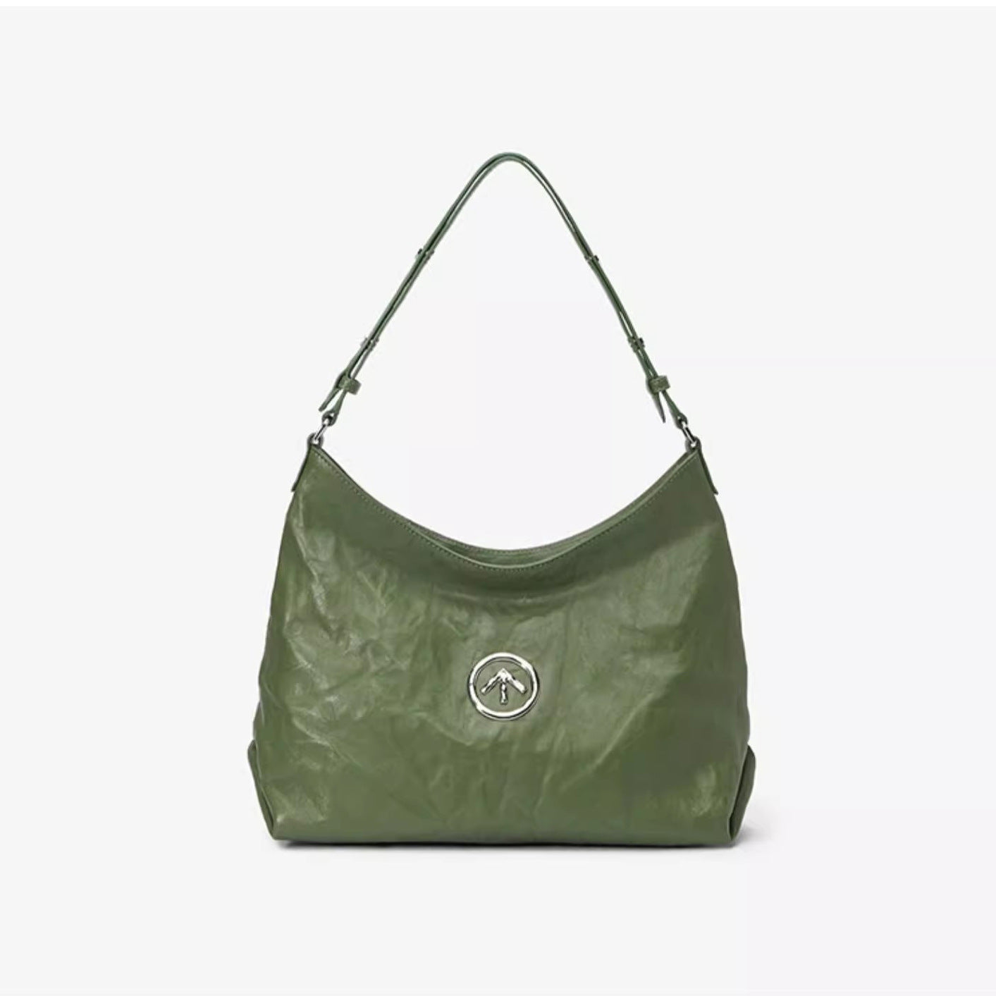 Black Stone Large Italian Vegetable Tanned Crossbody Bags