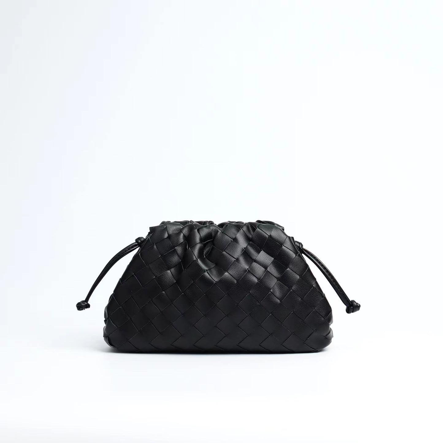 Fashion Clutch Woven Korean Style Cloud Soft Leather Crossbody Bags