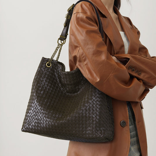 Women's Commuter Large Capacity High-grade Light Luxury Shoulder Bags