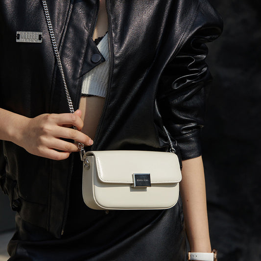 Women's Light Luxury Design Snake Bones Chain Shoulder Bags