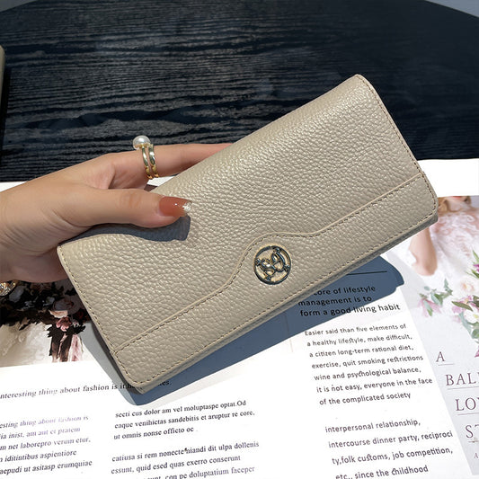 Women's Long Genuine Leather Large Capacity First Ladies Wallets