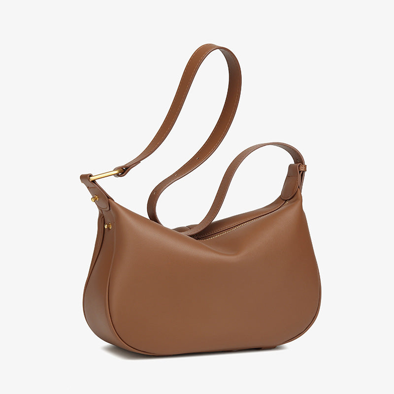 Women's Genuine Leather Underarm High-grade Spring Niche Armpit Bags