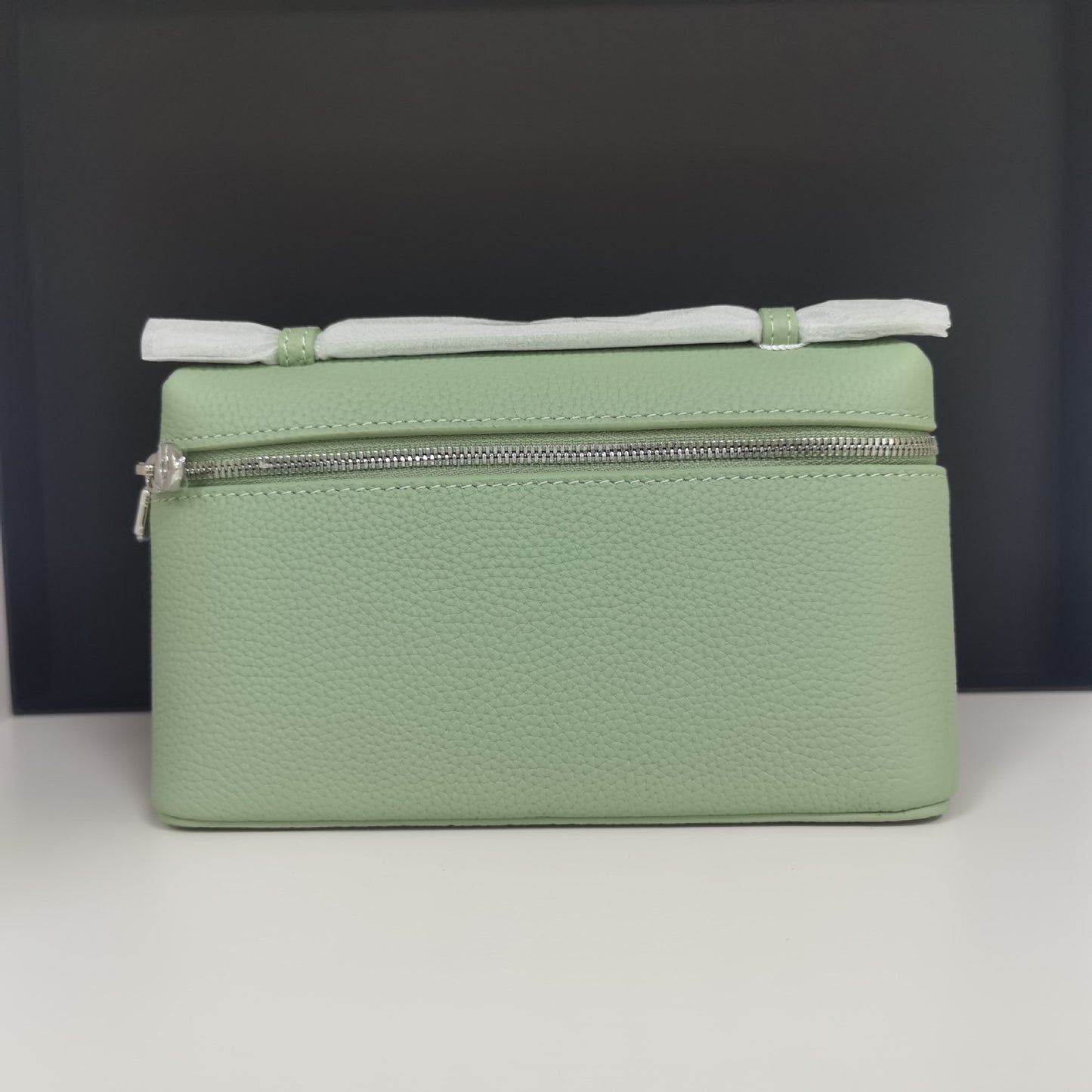 Women's Leather Lunch Box First Layer Cowhide Hand Shoulder Bags